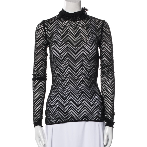 Roland Mouret Lasercut Stretch Top - Picture 1 of 3